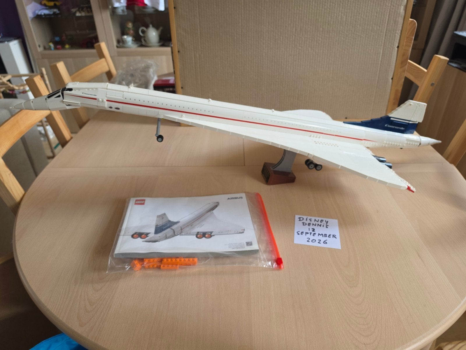 Lego Icons Concorde 10318, Ophalen of Verzenden, Zo goed als nieuw