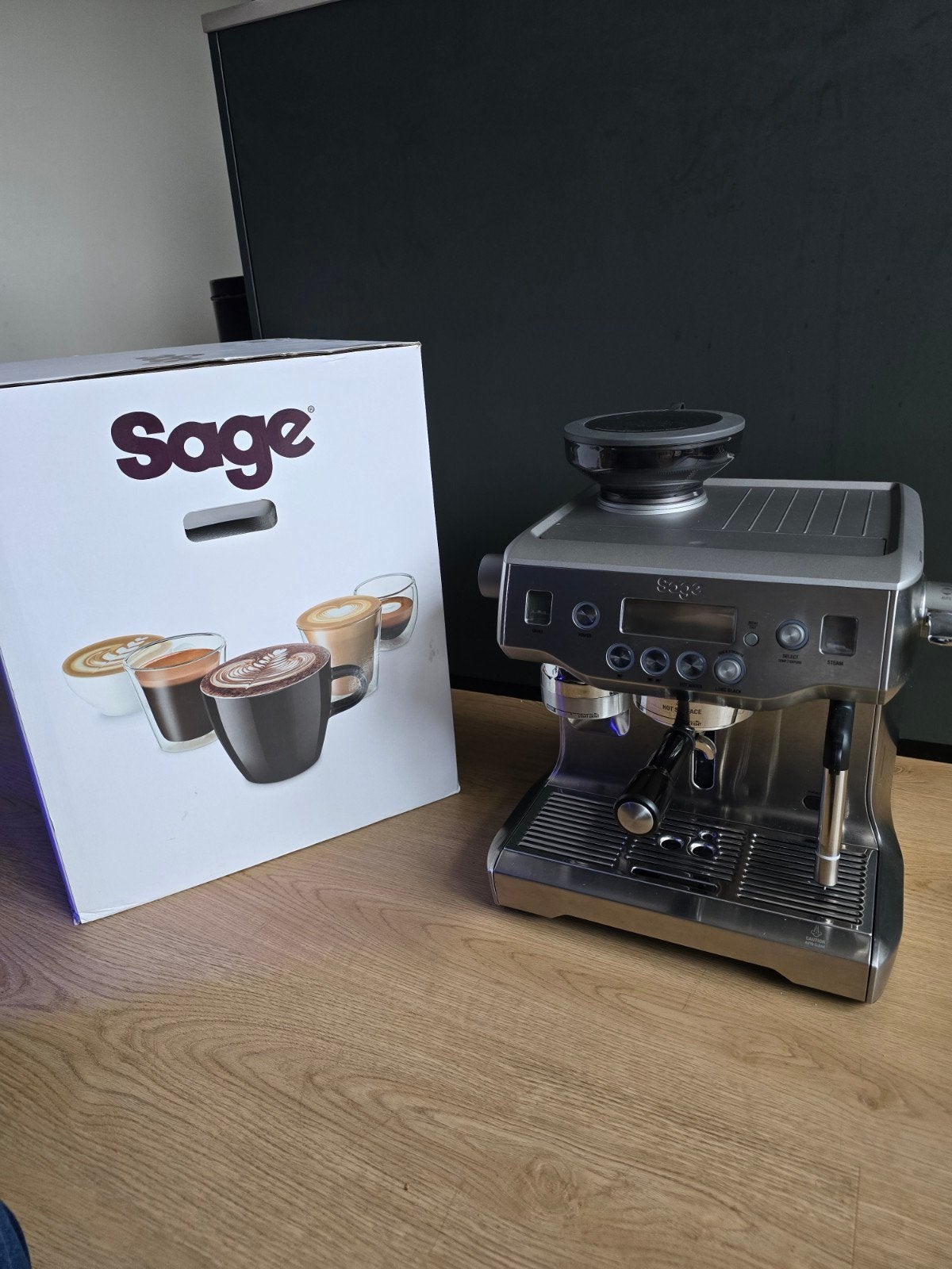 SAGE The Oracle BES980BSS – dubbele boiler, Witgoed en Apparatuur, Ophalen of Verzenden, Espresso apparaat