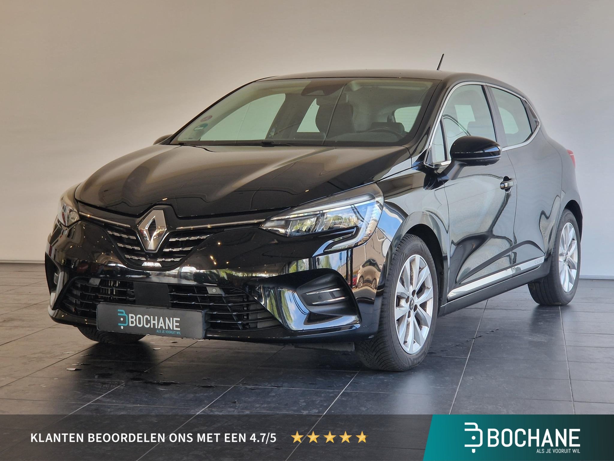 Renault Clio 1.0 TCe Intens | TREKHAAK | DEALER ONDERHOUDEN, Gebruikt, Leder en Stof, Origineel Nederlands, Bedrijf