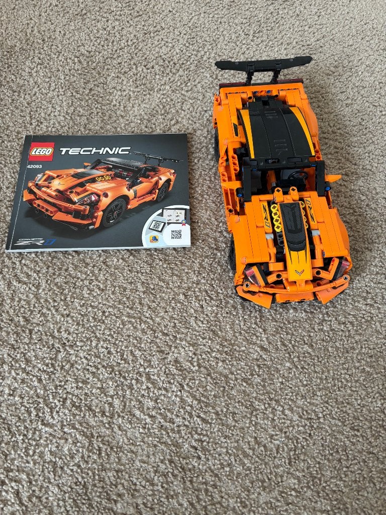 Lego technic 42093 Corvette zr1, Lego, Compleet, Ophalen of Verzenden, Zo goed als nieuw