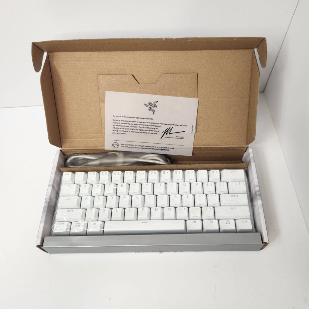 Razer Huntsman Mini 60% Mercury | Nieuw, Razer, Gebruikt, Support@razer.com, Razer Inc.,
9 Pasteur,
Irvine, CA 92618,
United States