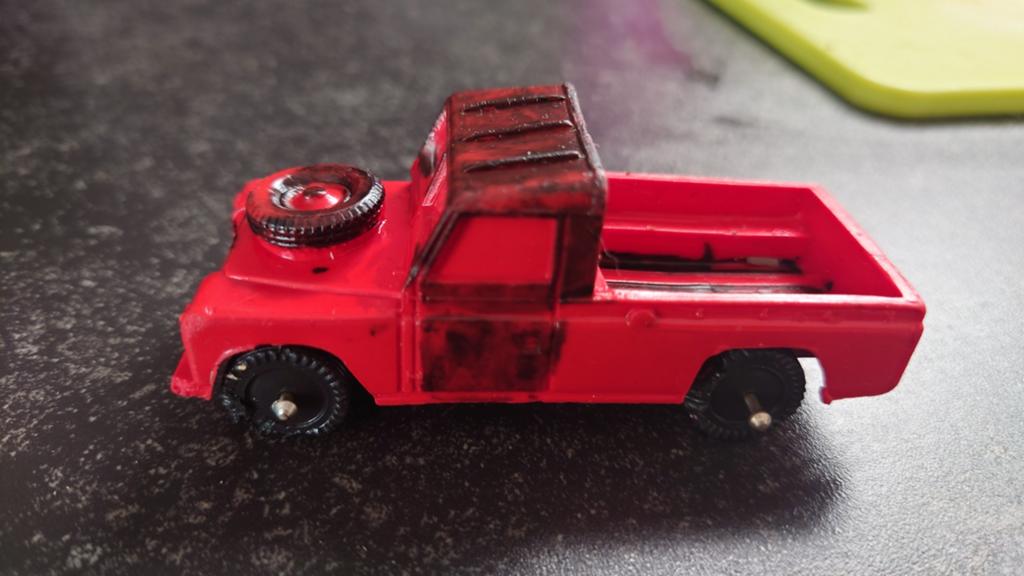 Vinyl Line Land Rover - Vintage Speelgoedauto, Ophalen of Verzenden, Gebruikt, Auto, Tomte