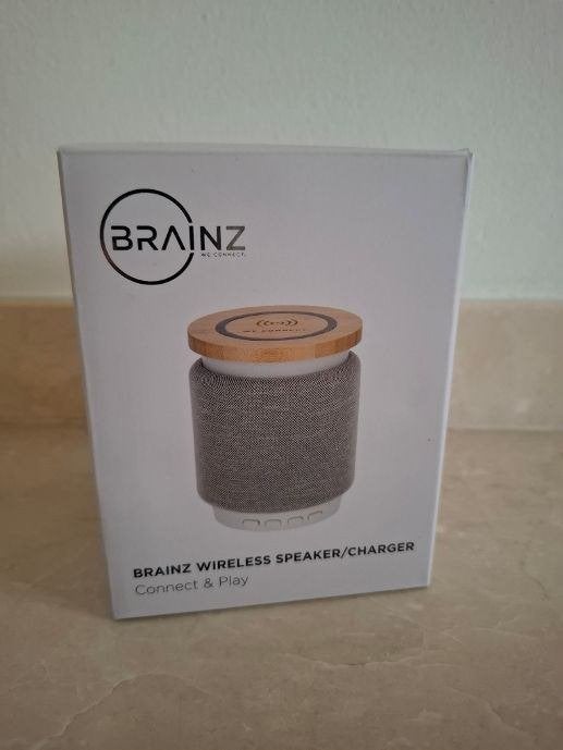 Brainz speaker en draadloze oplader NIEUW, Overige merken, Overige typen, Nieuw, Ophalen of Verzenden