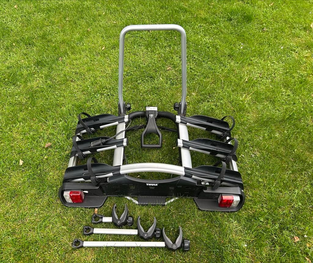 Thule Euroway 923 kantelbare fietsendrager 3 fietsen, Auto diversen, Fietsendragers, Ophalen, 3 fietsen of meer, Brede banden