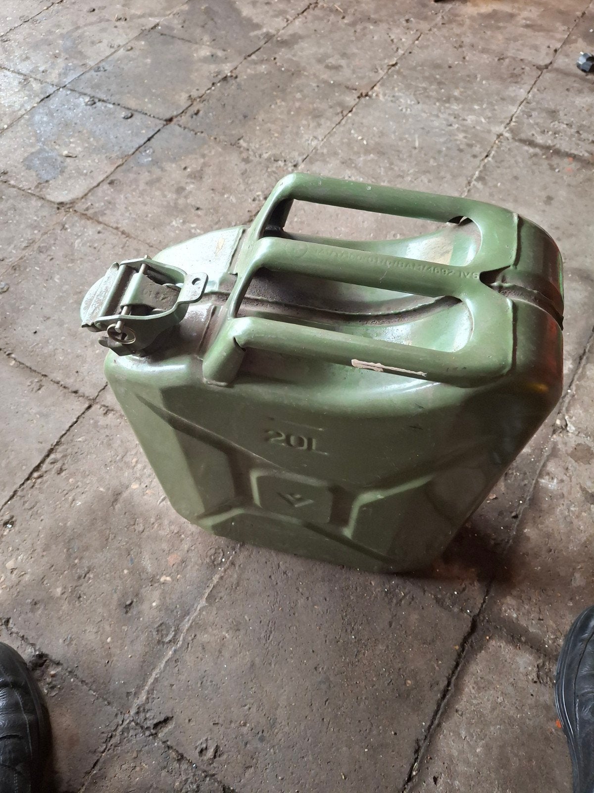 Jerrycan staal 20 liter, Auto-onderdelen, Brandstofsystemen, Ophalen, Gebruikt