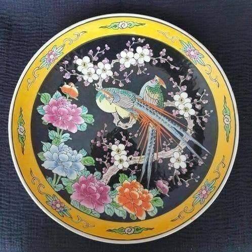Vintage Japanese porseleinen bord, Ophalen of Verzenden