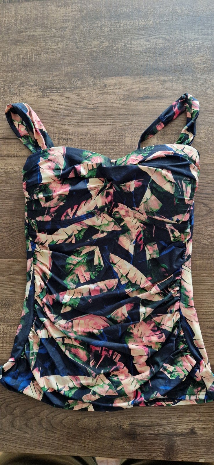 WOW. Tankini set met tropische print, Ophalen of Verzenden, Zo goed als nieuw, Bikini, Meerkleurig