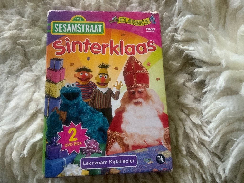 Sesamstraat - Sinterklaas 2 DVD Box, Cd's en Dvd's, Alle leeftijden, Zo goed als nieuw, Sinterklaas, Box/collectie