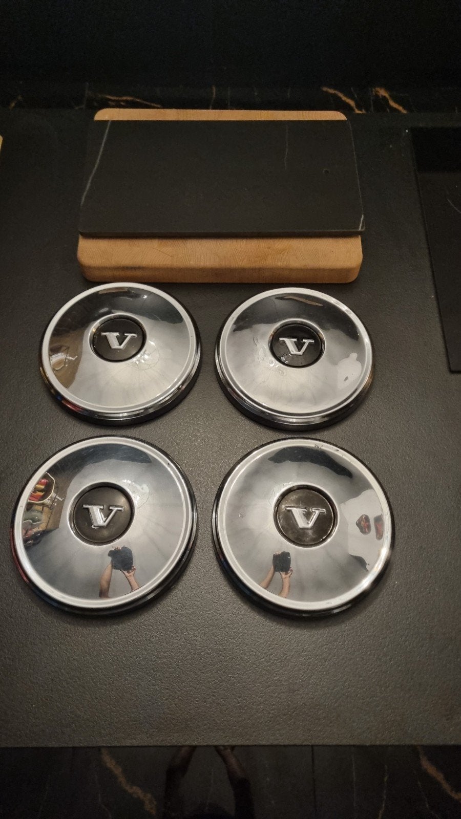 Volvo P1800 - Amazone wieldoppen (set van 4), Ophalen of Verzenden, Zo goed als nieuw