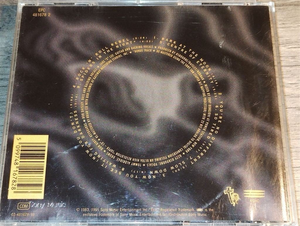 Ozzy Osbourne - Bark At The Moon [22 Bit Remastered], Ophalen of Verzenden, Zo goed als nieuw