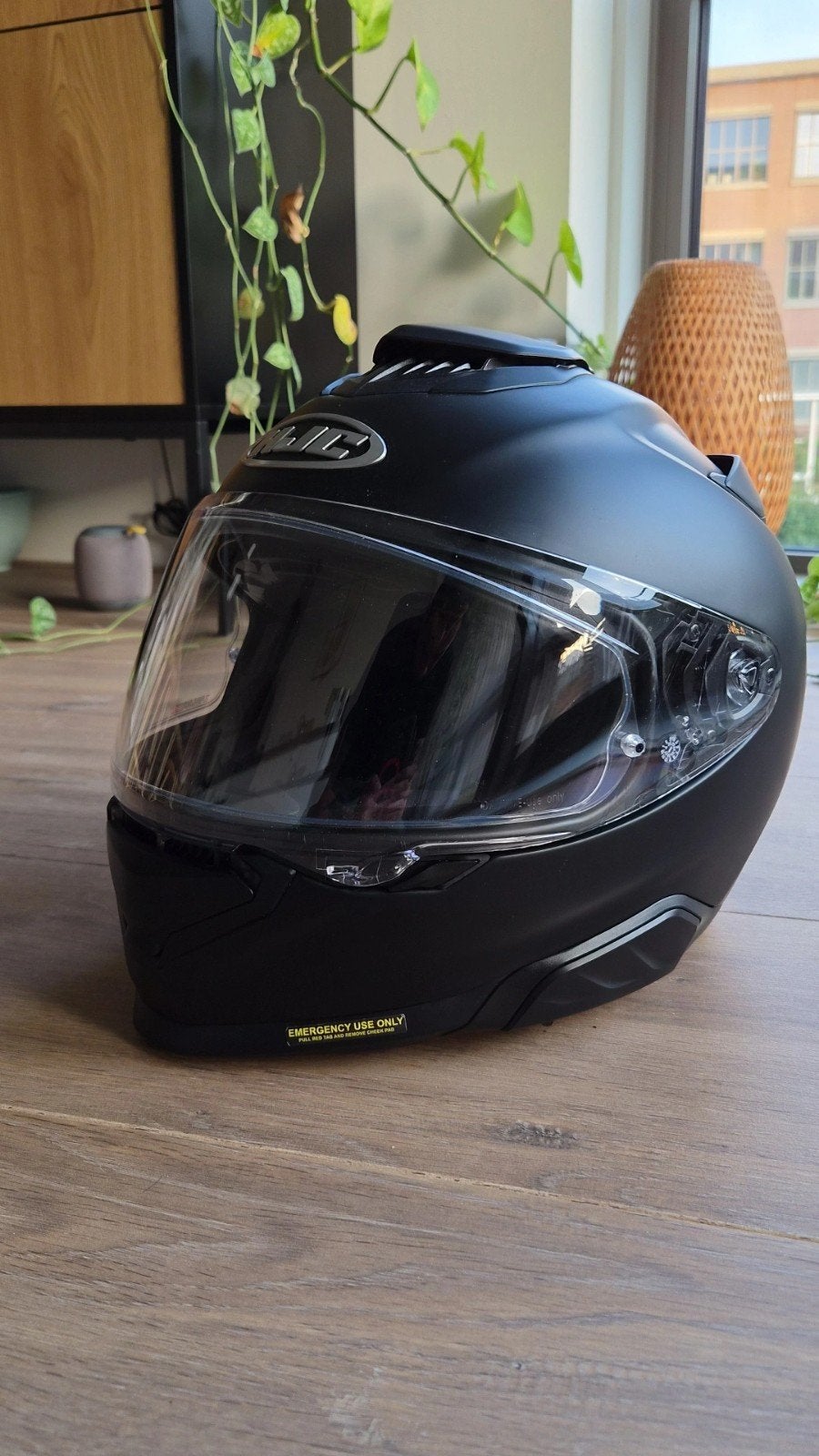 HJC RPHA 71 Matzwart Maat M - Incl. Pinlock & Zonnevizier, Motoren, Ophalen of Verzenden