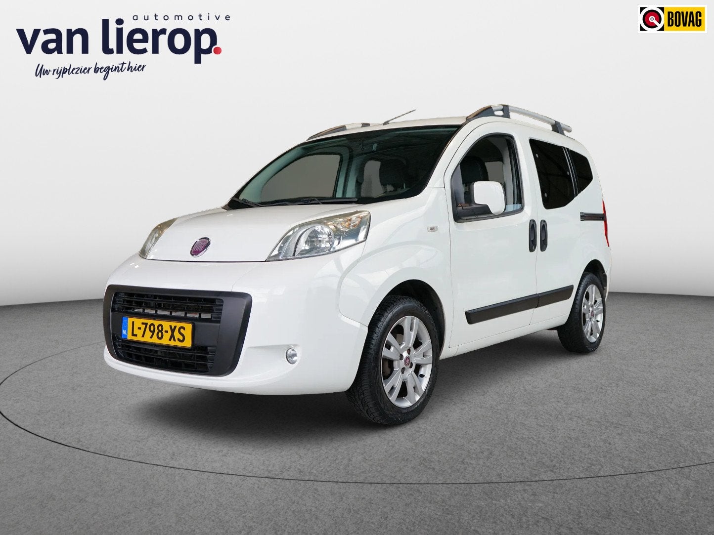 Fiat Qubo 1.4 Dynamic TREKHAAK | AIRCO | ONDERHOUDSHISTORIE, Auto's, Voorwielaandrijving, Euro 5, Zwart, 4 cilinders