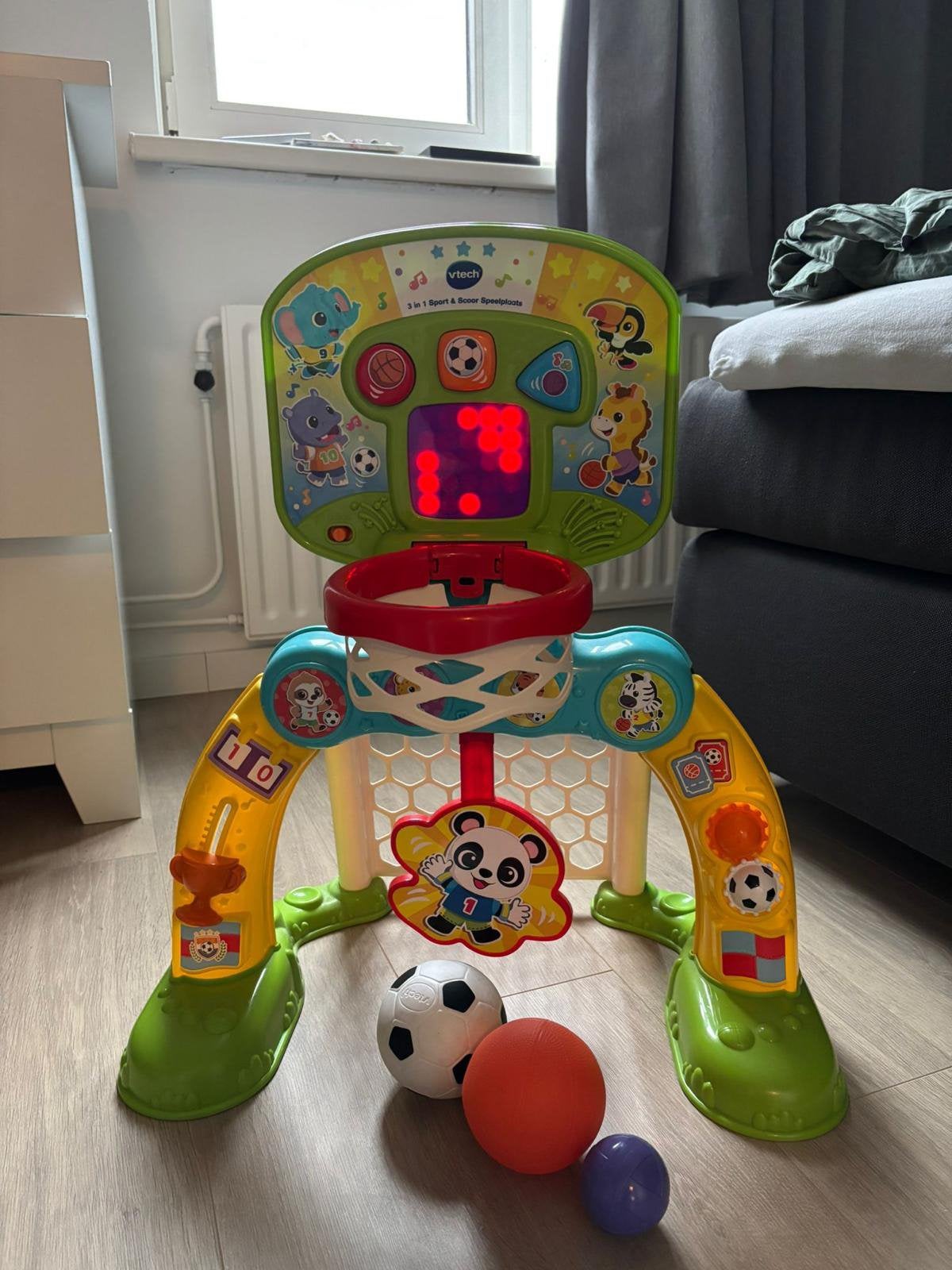 VTech 3-in-1 Sport & Scoor speelgoed, Ophalen, Zo goed als nieuw, 6 maanden tot 2 jaar