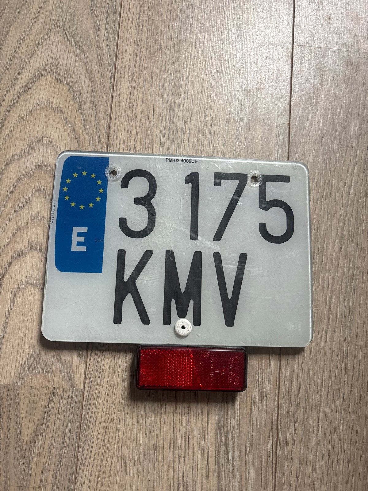Spaanse kentekenplaat met reflector, Ophalen of Verzenden