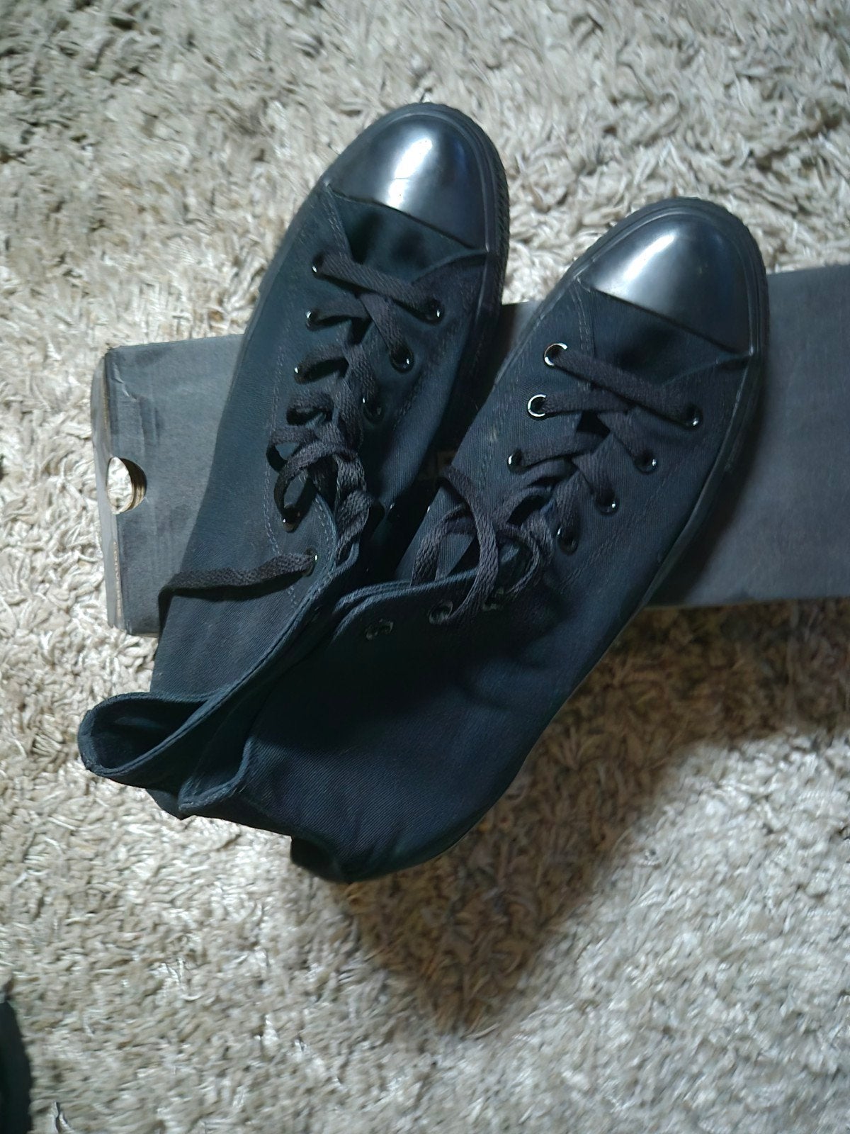 Converse All Star Chuck Taylor High Top Zwart Maat 46, Verzenden, Zo goed als nieuw, Zwart, Sneakers of Gympen