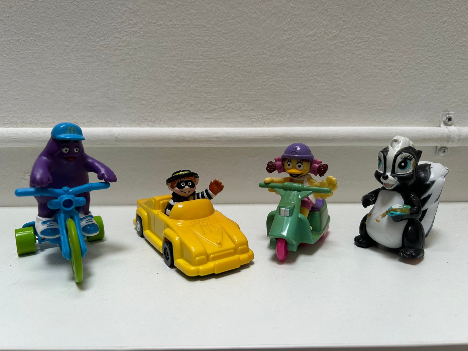 Vintage Mc Donalds happy meal figuurtjes, Ophalen of Verzenden, Gebruikt