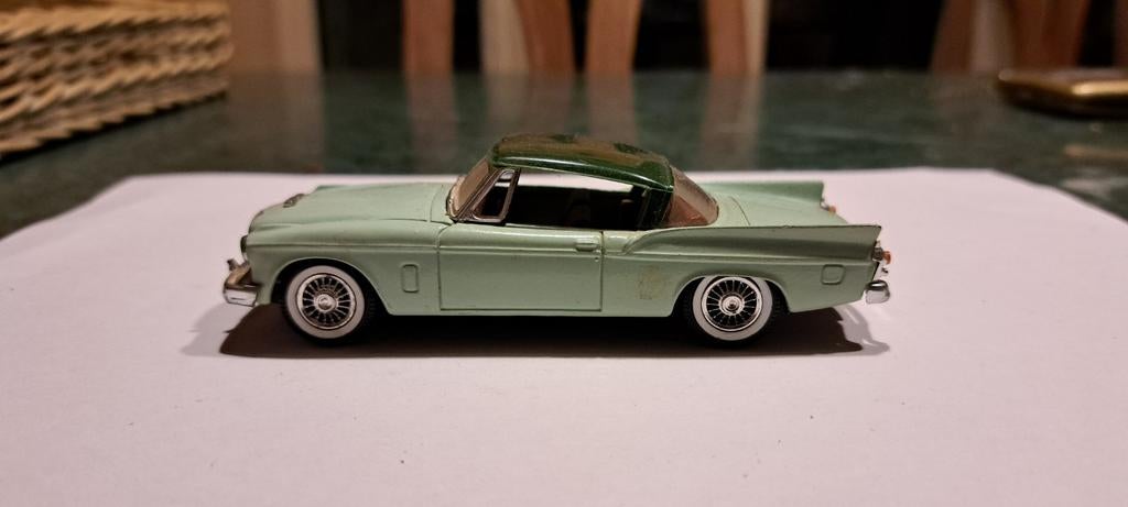 Studebaker silver hawk 1:43, Ophalen of Verzenden, Auto, Solido