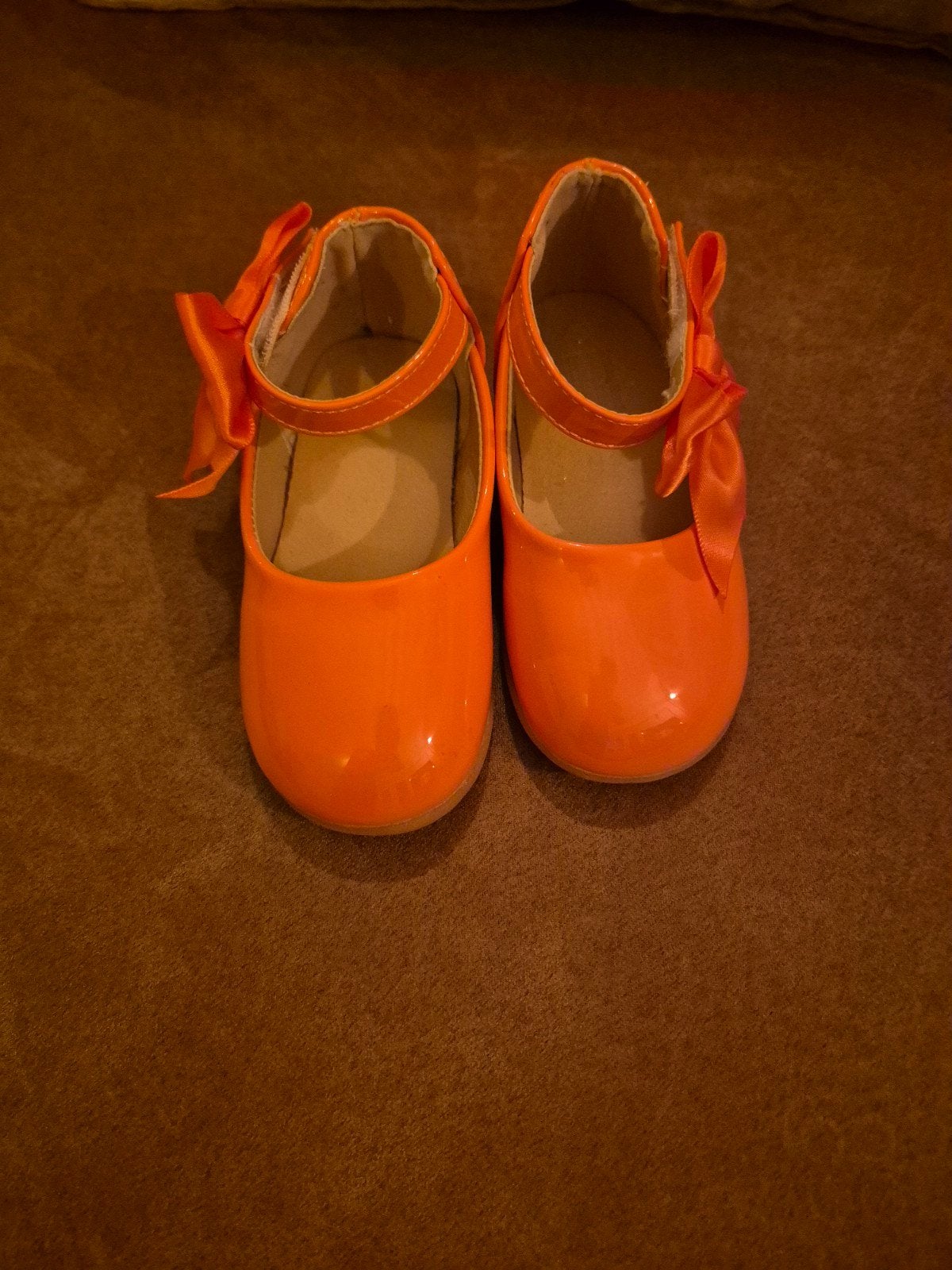 oranje lak schoentjes maat 23, Ophalen, Schoentjes, Meisje, Zo goed als nieuw
