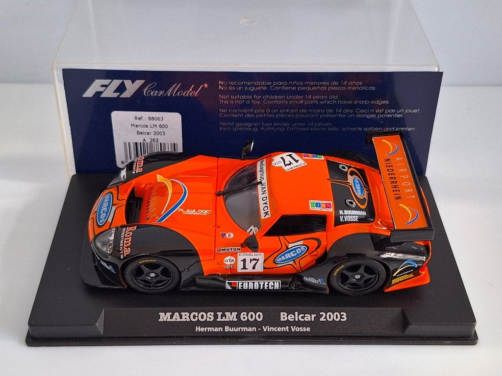 Fly Marcos 600 Le Mans 2003 Herman Buurman Ref Nr A263, Overige merken, Racebaan, Fly, Nieuw