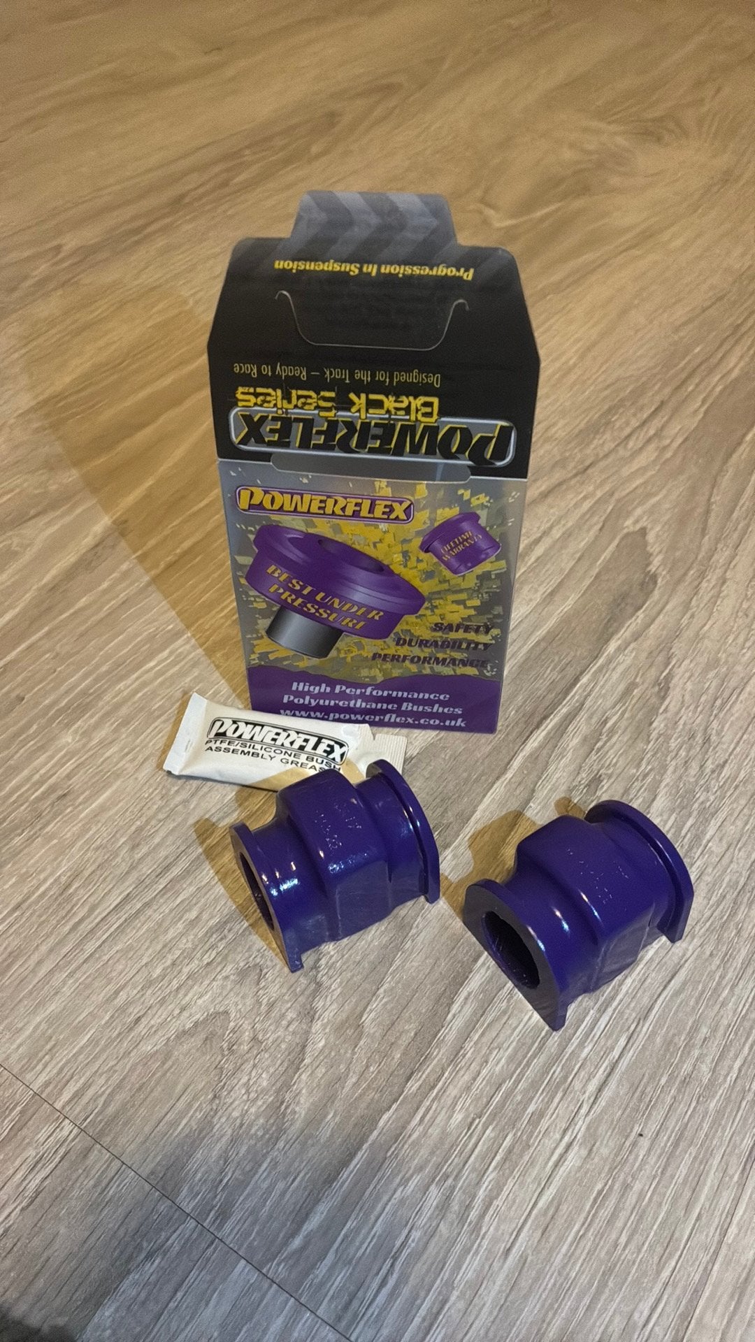 POWERFLEX stabistangrubbers Ford fiesta mk7, Ophalen of Verzenden, Zo goed als nieuw, Zwart, Handen en Nagels