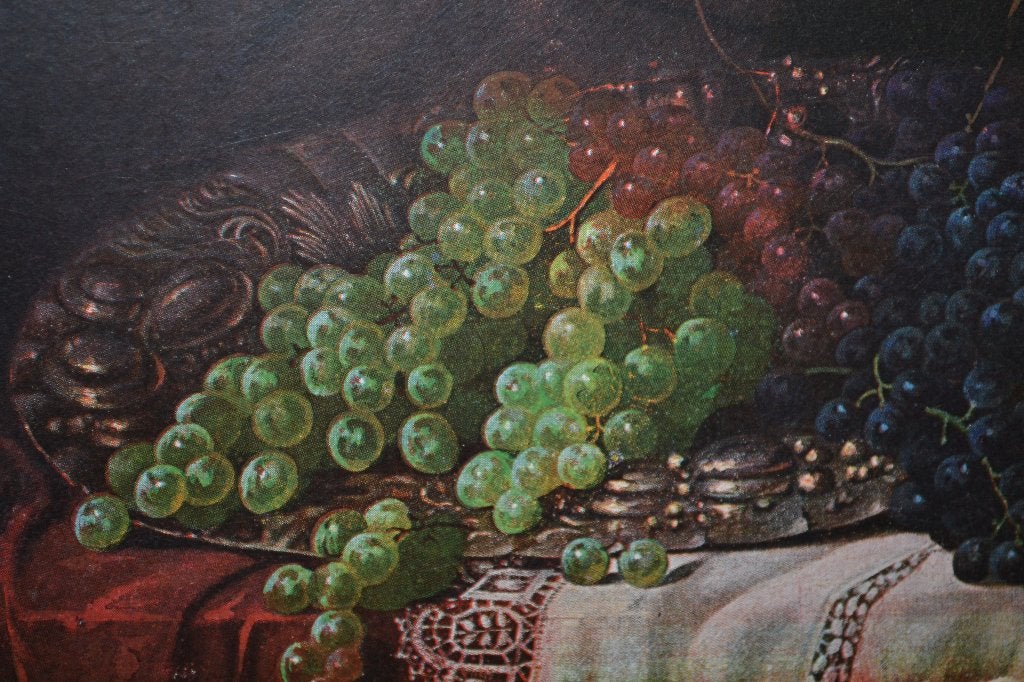 duitsland 1910 stilleven zilveren fruitschaal druiven, Ophalen of Verzenden, Voor 1920, Ongelopen, Sterren en Beroemdheden