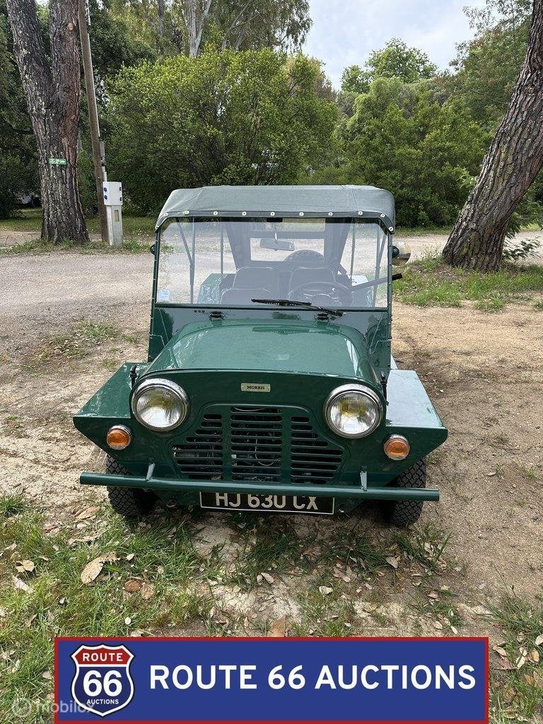 Morris Mini Moke | 1966 | Route 66 Auctions, Overige carrosserieën, Zwart, Bedrijf, Handgeschakeld