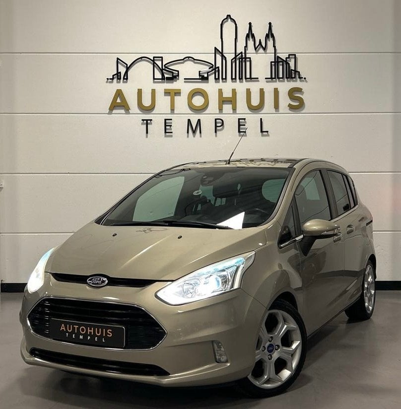 Ford B-Max 1.0 EcoBoost Titanium Nap Airco Led Stoelverw Par, Auto's, Voorwielaandrijving, Euro 5, 101 pk, Gebruikt