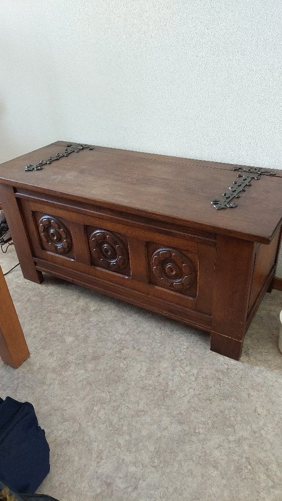Te koop: dekenkist, Ophalen, Minder dan 50 cm, Gebruikt, 100 tot 150 cm