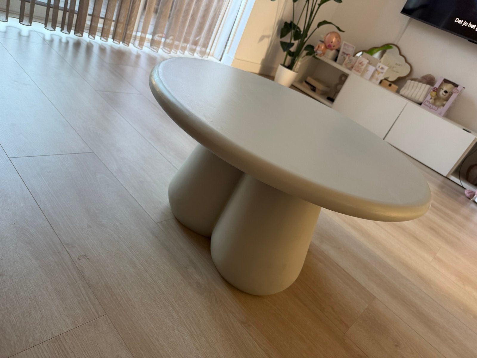 Salon tafel te koop niet lang gebruikt, Huis en Inrichting, Tafels | Salontafels, 100 tot 150 cm, Zo goed als nieuw, Rechthoekig