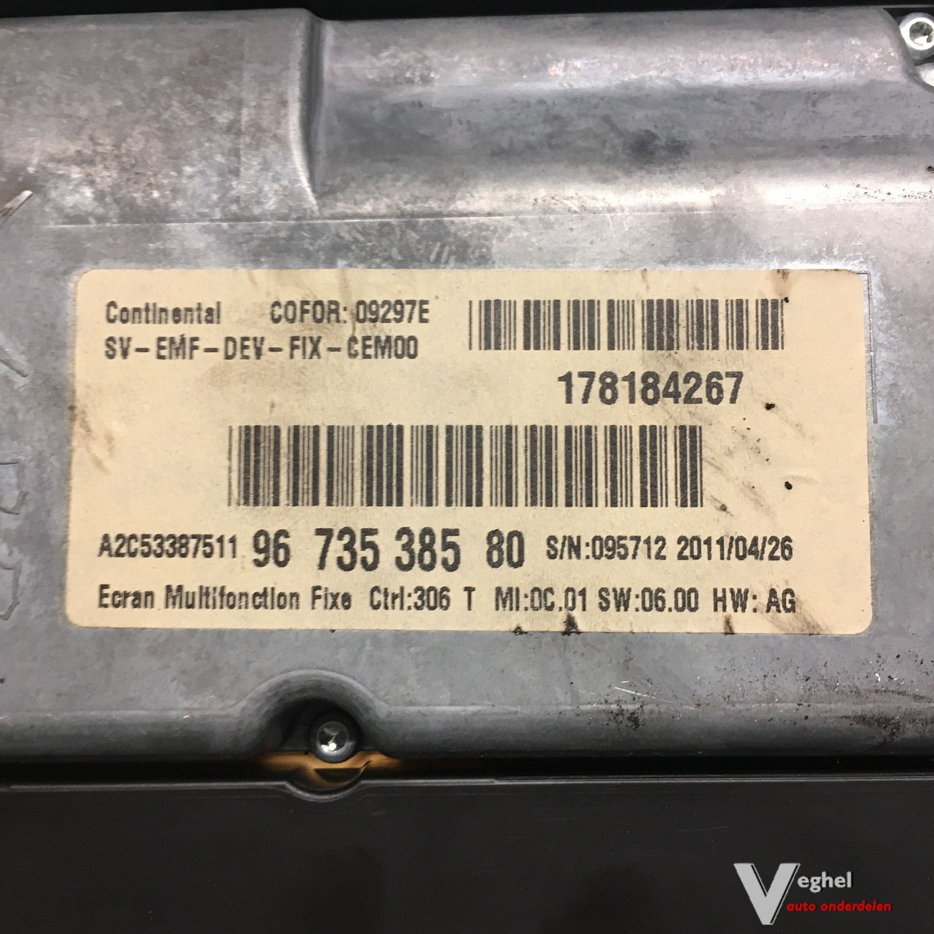 Citroën C4 Grand Picasso 2.0 HDI Automaat 2011 2500128  Km T, Auto-onderdelen, Gebruikt, -, -, Ophalen of Verzenden