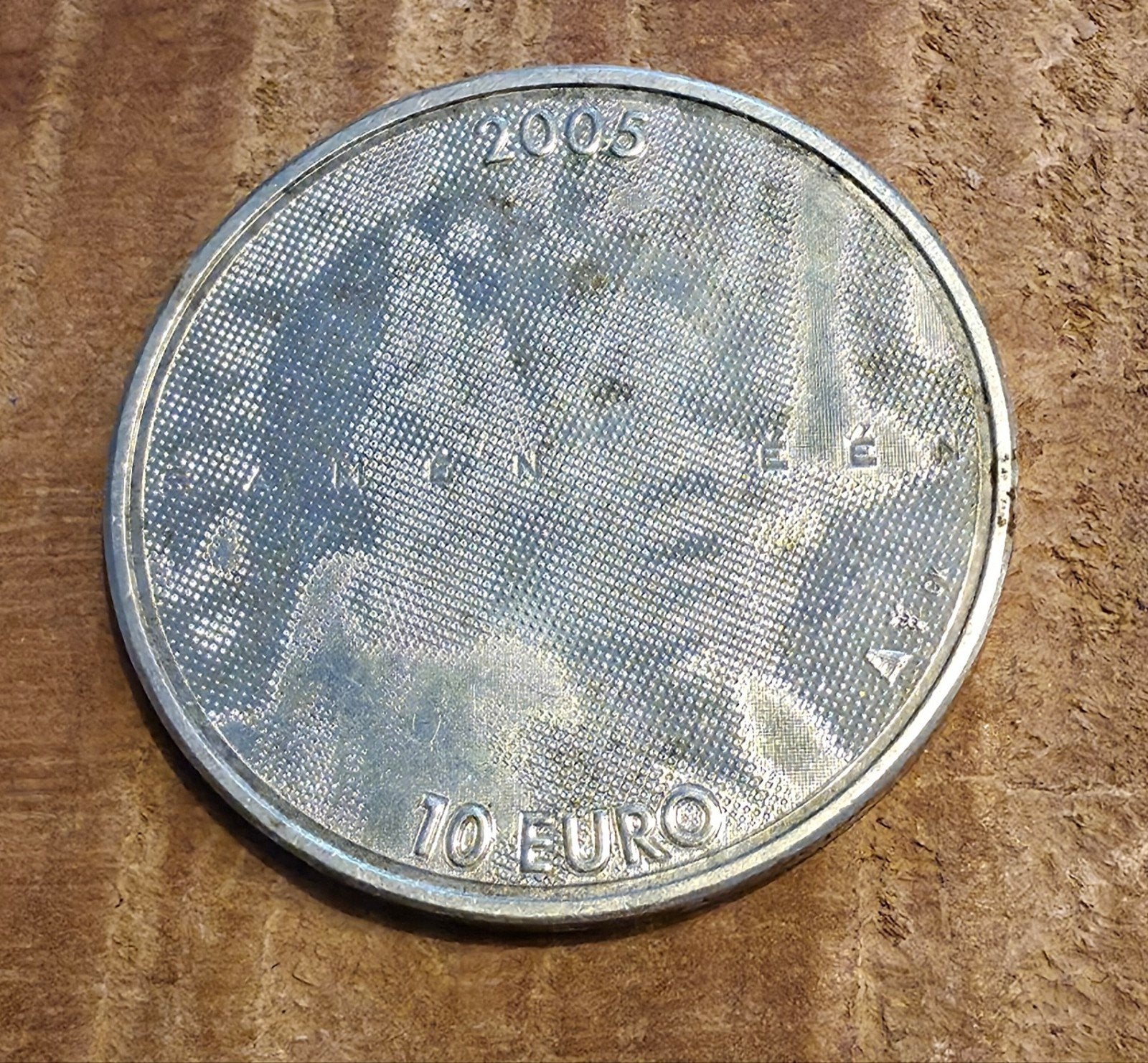 Zilveren 10 Euro munt Koningin Beatrix 2005, Ophalen of Verzenden