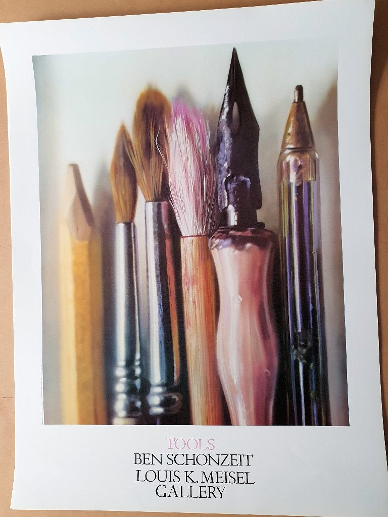 Ben Schonzeit - tools - Louis K. Meisel gallery 1974, Rechthoekig Staand, Verzenden, Zo goed als nieuw, A1 t/m A3