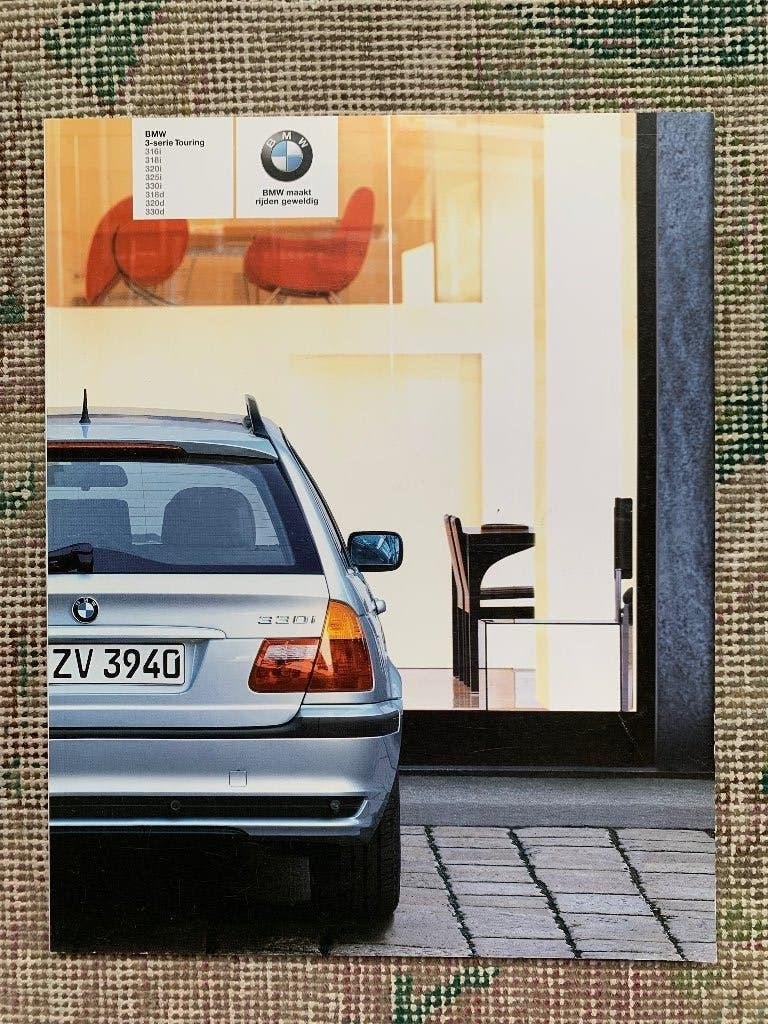 Nederlandse brochure BMW 3-serie touring E46 2004 nieuw!!, Nieuw, Ophalen of Verzenden, BMW, BMW