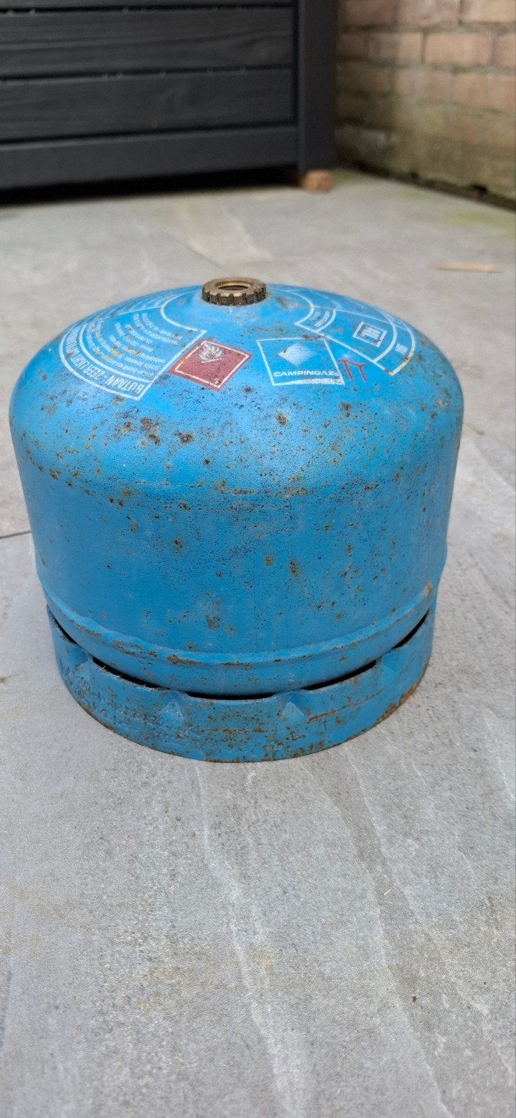 Lege Campingaz gasflessen 907 en 904, Ophalen, Gebruikt