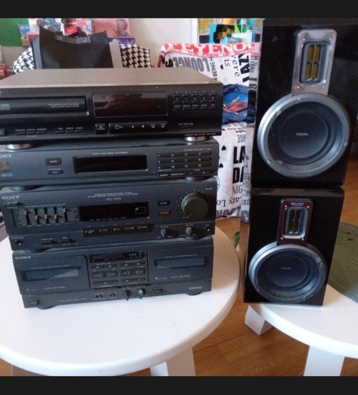 vintage Sony stereotoren uit de jaren 90  Moet Vandaag weg, Audio, Tv en Foto, Ophalen, Gebruikt, Sony, Losse componenten