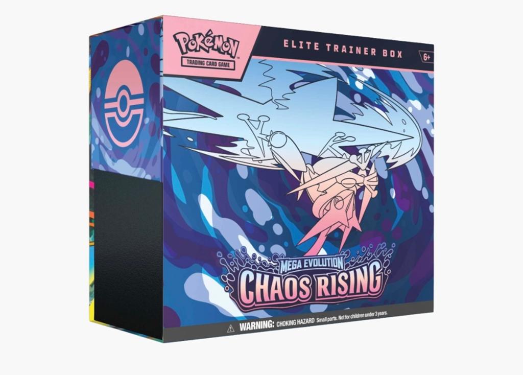Pokémon Elite Trainer Box Mega Evolution Chaos Rising, Ophalen of Verzenden, Nieuw, Boosterbox
