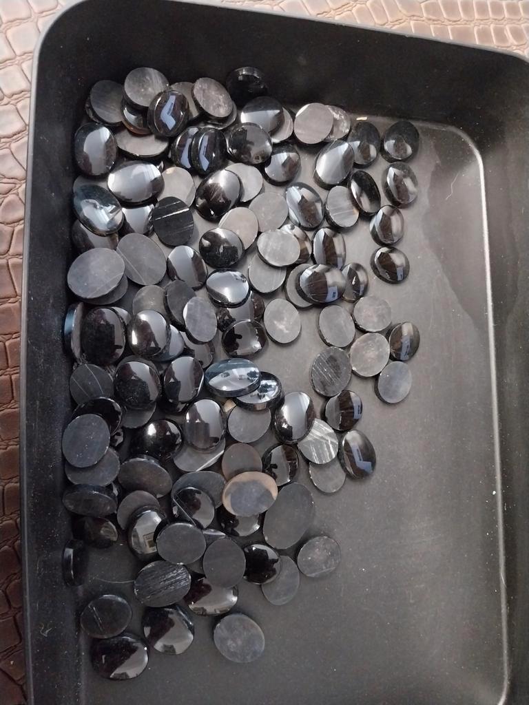 Lot onyx agaat cabochons, Sieraden, Tassen en Uiterlijk, Edelstenen, Ophalen of Verzenden