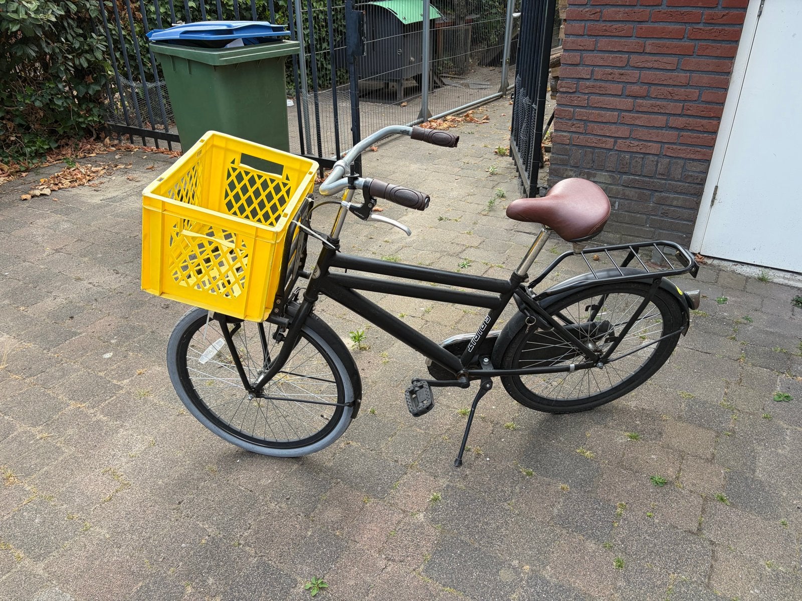 Zwarte jongens fiets, Ophalen, Gebruikt, 22 inch