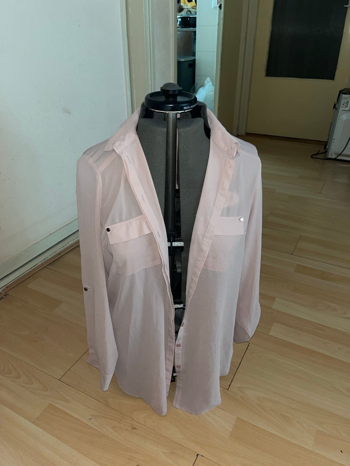 Zalmroze blouse Primark maat 38, Ophalen of Verzenden, Zo goed als nieuw, Maat 38/40 (M), Roze