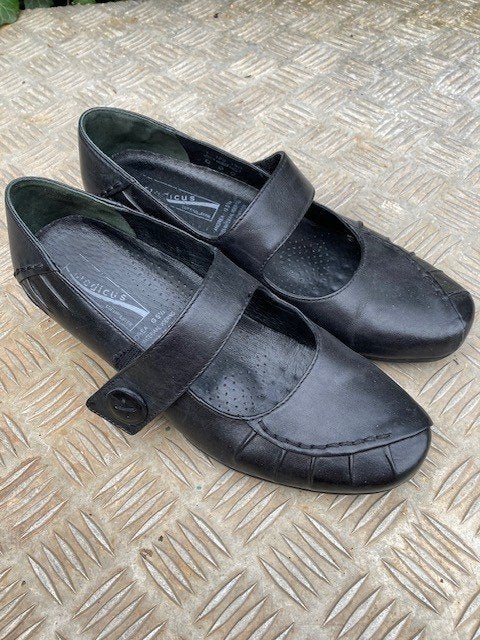 ZGAN Medicus schoenen maat  5.5.=38,5 100% leer, Medicus, Zwart, Overige typen, Ophalen of Verzenden