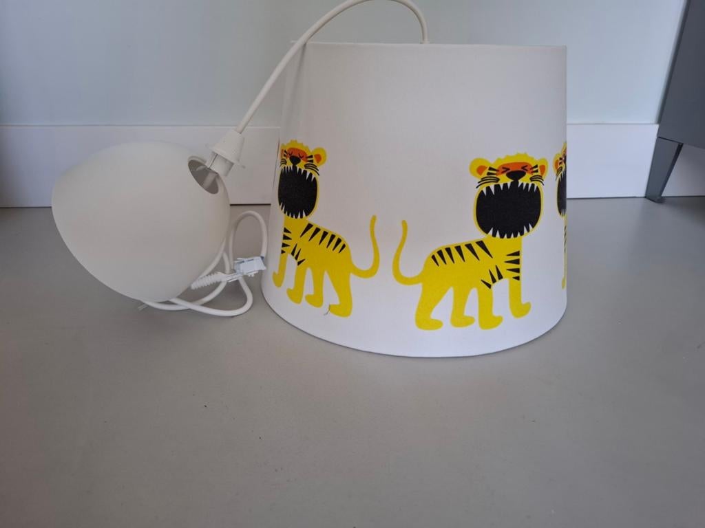 Lamp hanglamp ikea leeuw dieren slaapkamer kinderkamer, Kinderen en Baby's, Ophalen of Verzenden, Zo goed als nieuw, Lamp