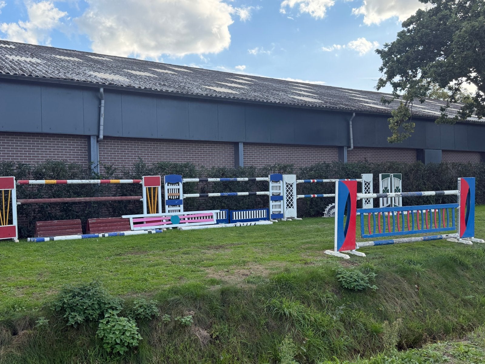 Hippo holland aluminium hindernissen, Ophalen, Gebruikt, Springen