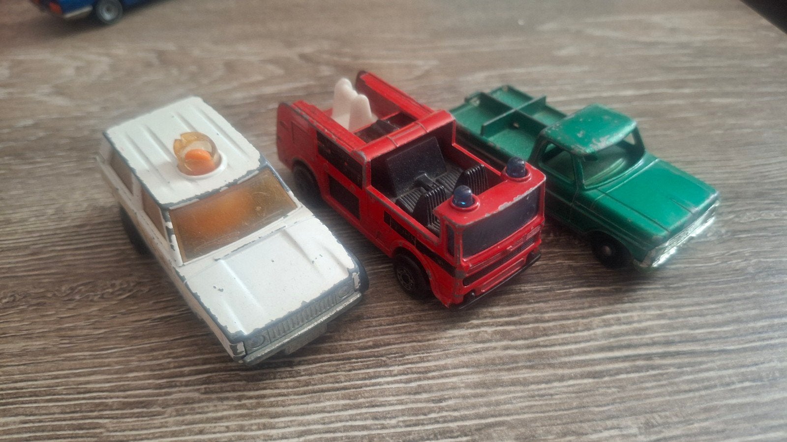 3 Vintage Matchbox autootjes, Ophalen of Verzenden, Gebruikt, Auto