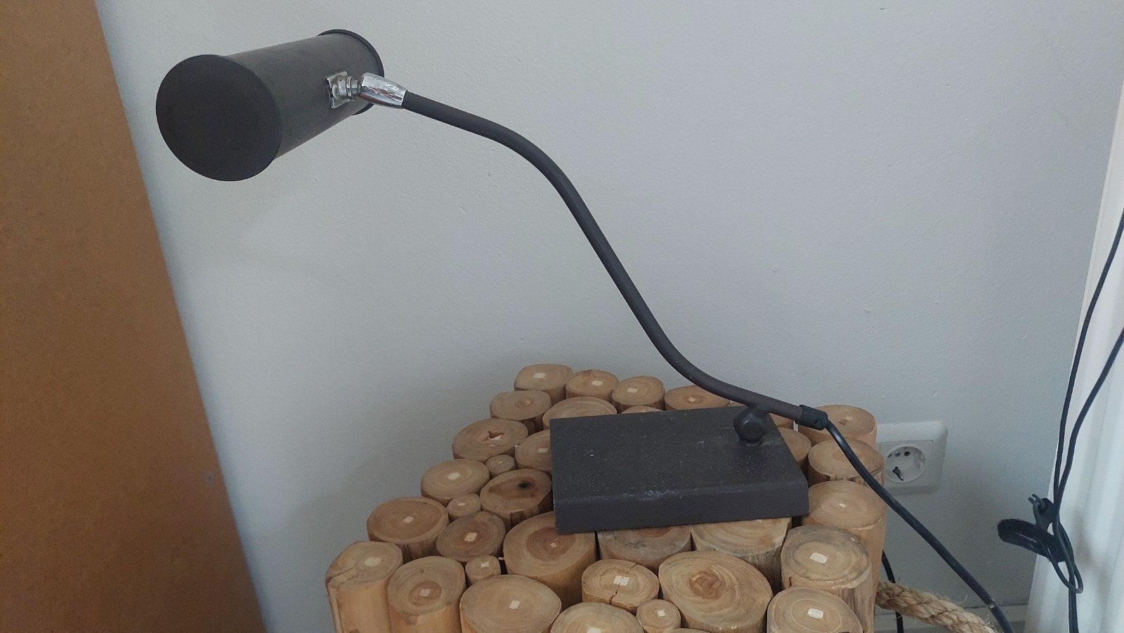 vintage anvia pianolamp bureaulamp tafellamp jaren 60,70, Ophalen of Verzenden