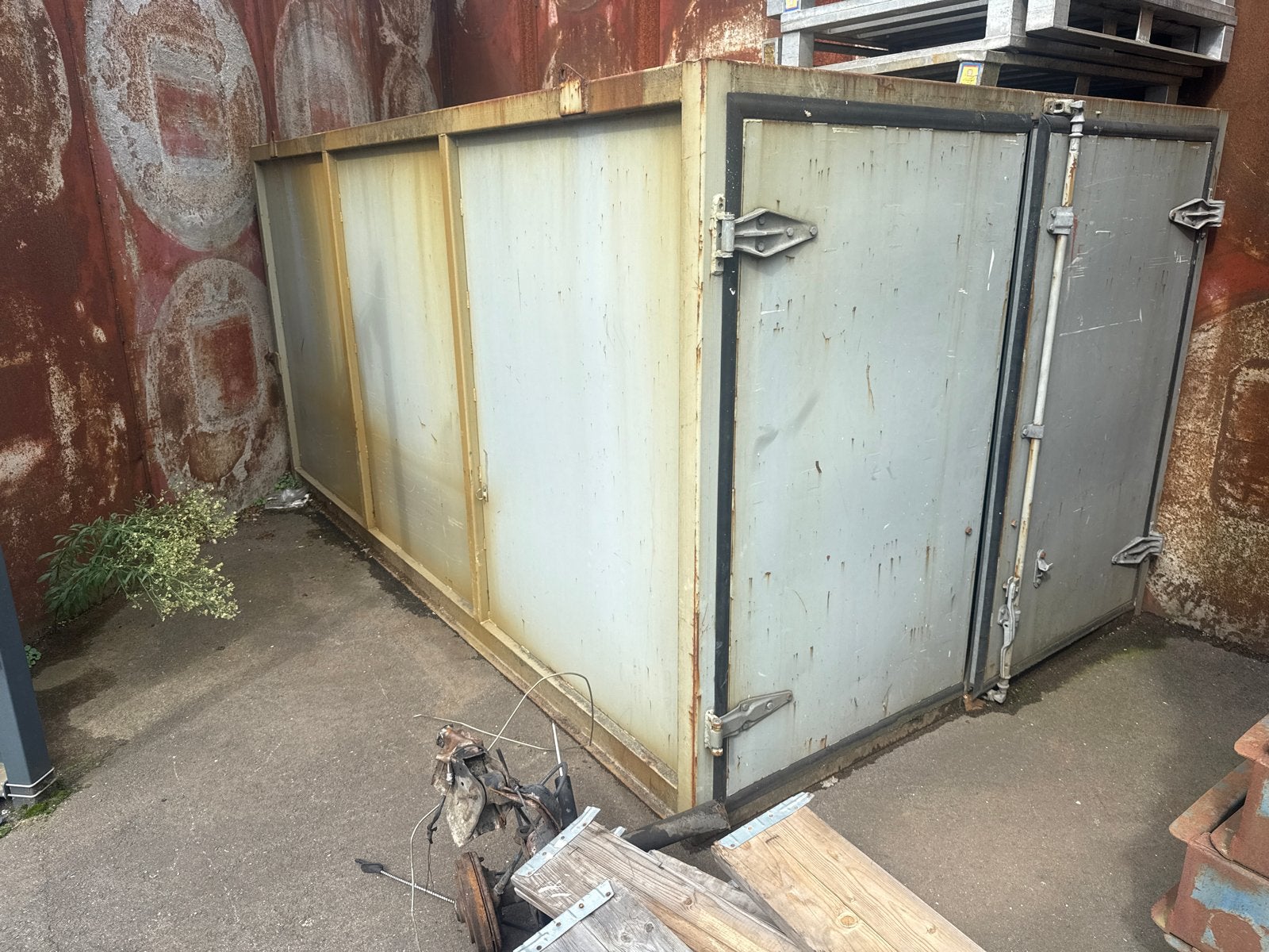 Waterdichte opslagcontainer - 3,90m lang, 2,36m breed, Ophalen of Verzenden