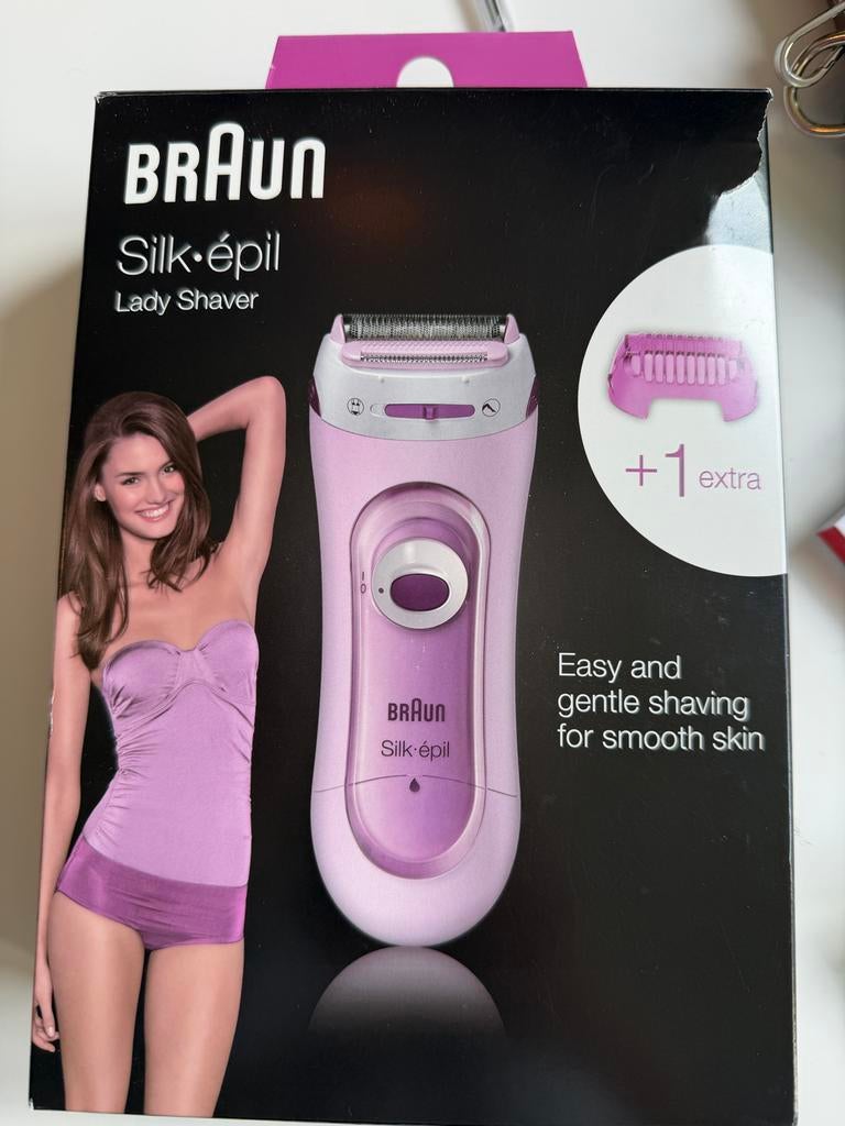 Braun Silk-épil Lady Shaver LS 5100 - Zonder scheerkop, Ophalen of Verzenden, Nieuw, Scheren en Epileren