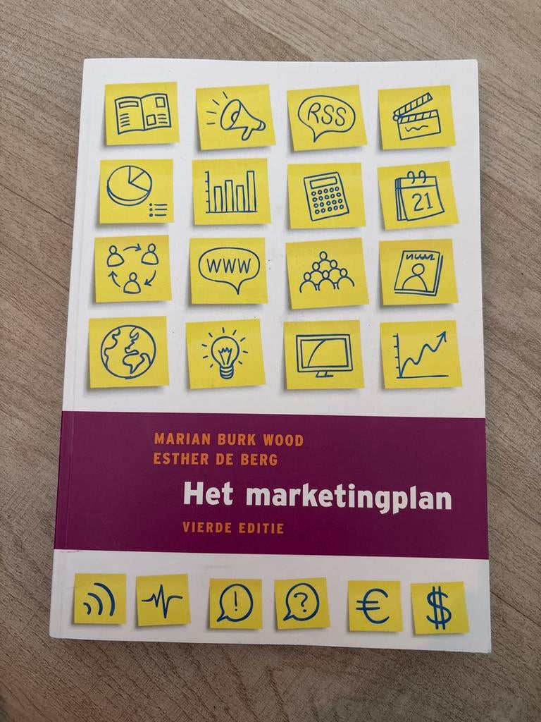 Het marketingplan - Marian Burk Wood & Esther de Berg, Ophalen of Verzenden, Gamma, Gelezen, HBO