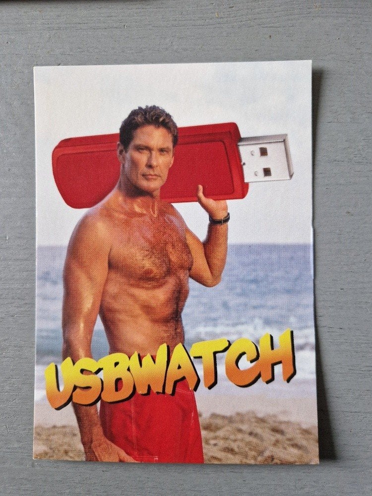 Boomerang USBwatch David Hasselhoff, Verzamelen, Verzenden, 1980 tot heden, Ongelopen, Sterren en Beroemdheden