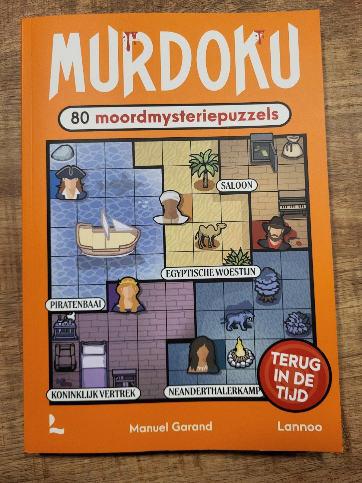 Murdoku Terug in de tijd NIEUW, Ophalen, Minder dan 500 stukjes, Nieuw, Puzzelboek