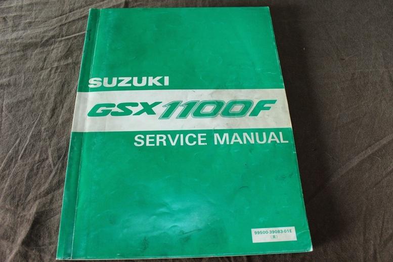 Suzuki GSX1100F 1989-1991 motorcycle service manual GSX 1100, Ophalen of Verzenden, Suzuki